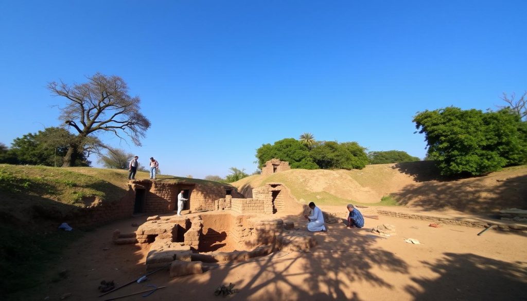Archaeological digs at Chunar Fort