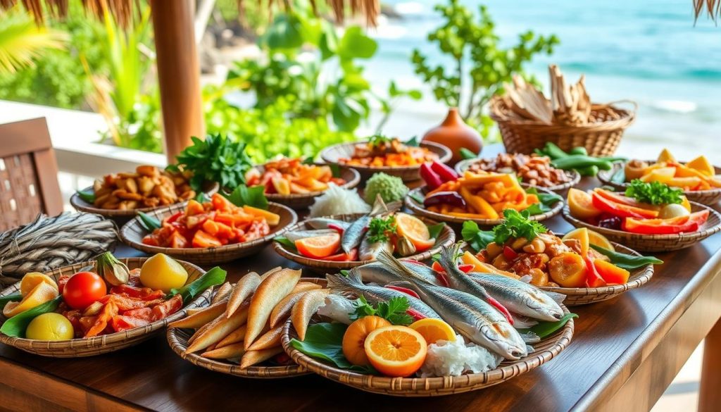 Banka Island's indigenous cuisine