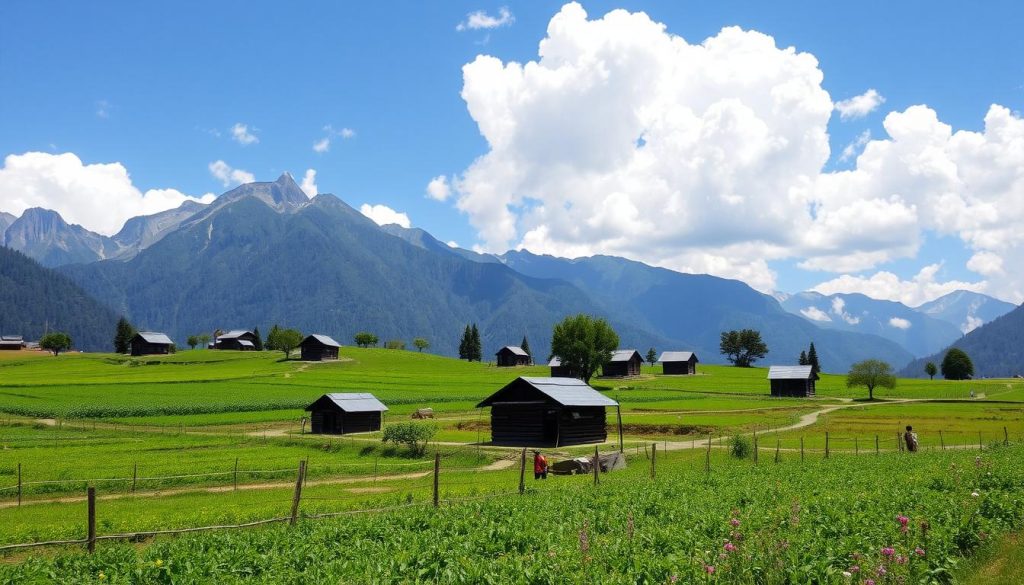 Chitkul village organic farms
