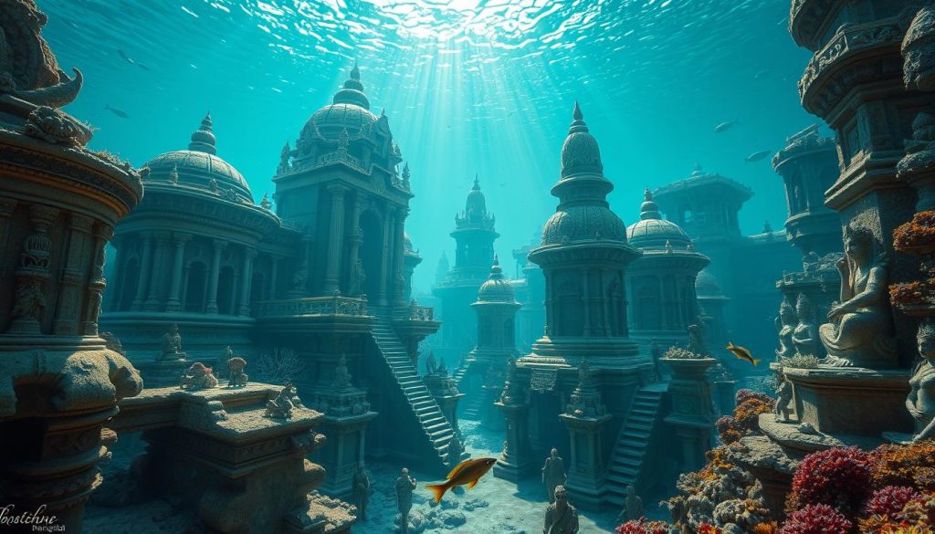 Dwarka underwater city exploration