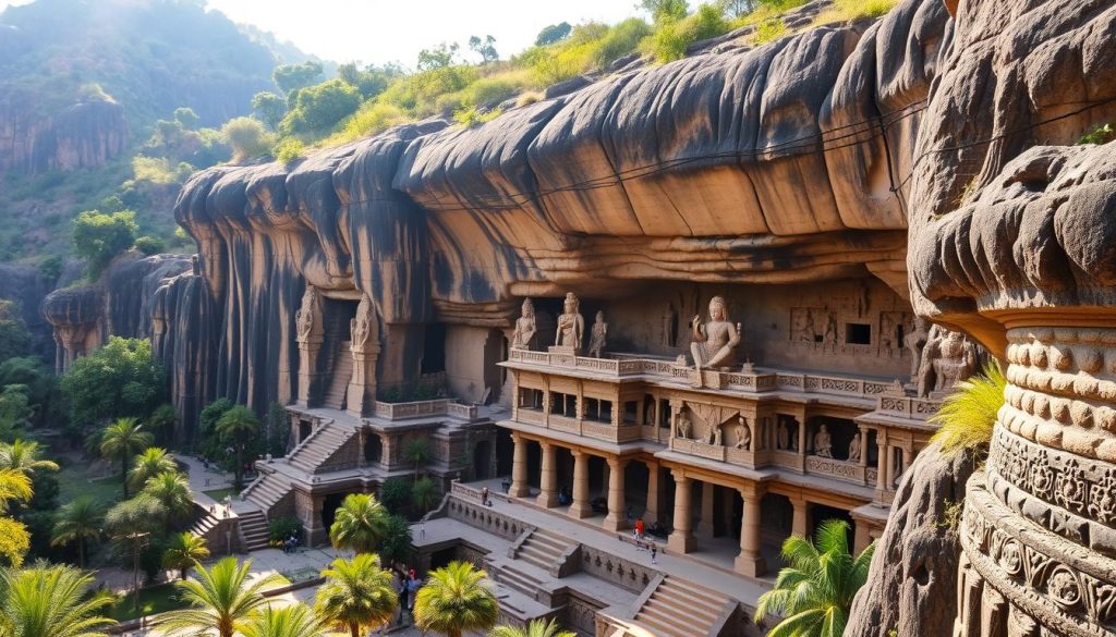 Ellora Caves artistic synthesis