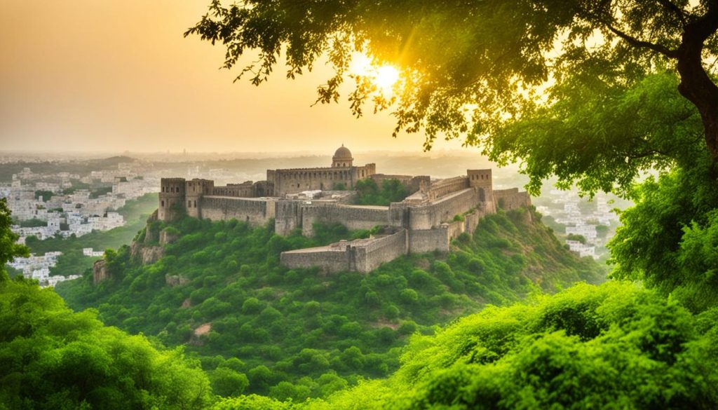 Exploring Golconda Fort