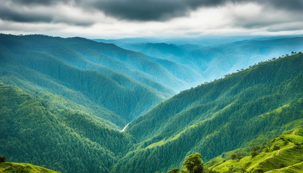 Famous landmarks in Meghalaya