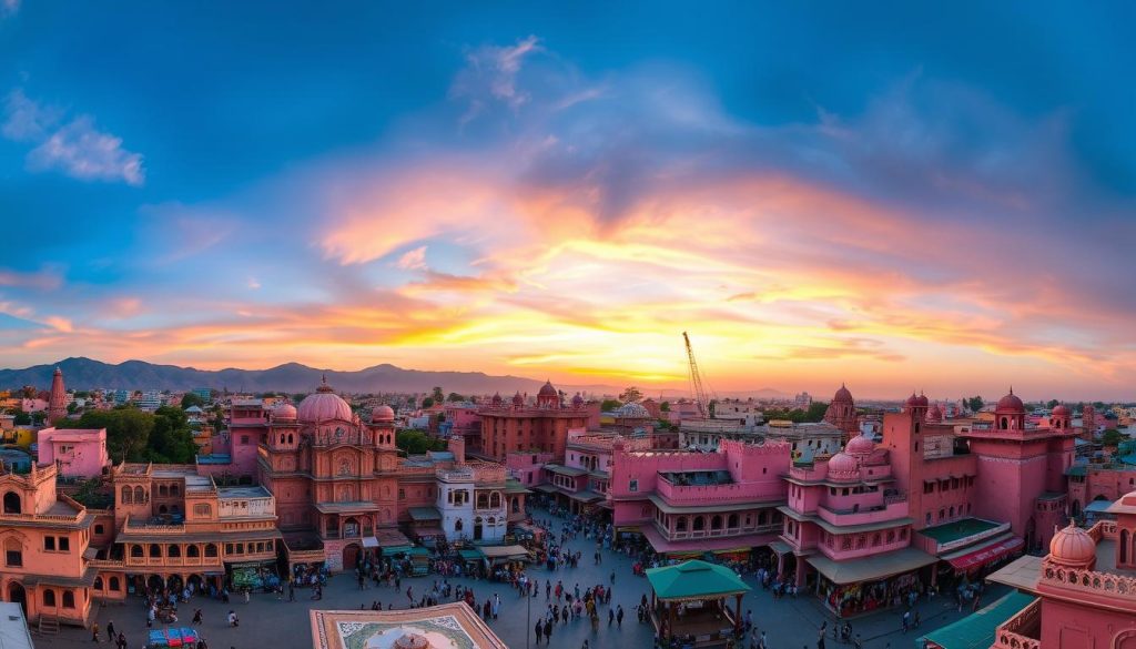 Jaipur's pink hue history