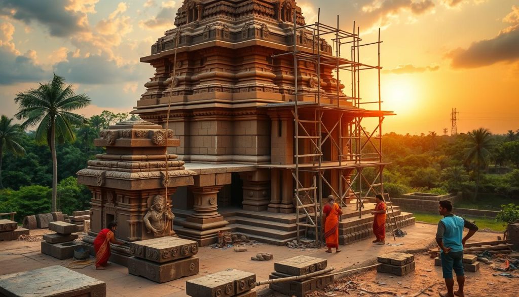 Konark Sun Temple construction