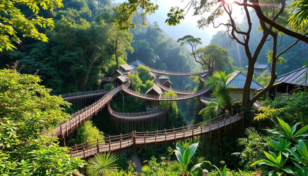 Mawlynnong Village Living Root Bridges Mawlynnong Village Living Root Bridges