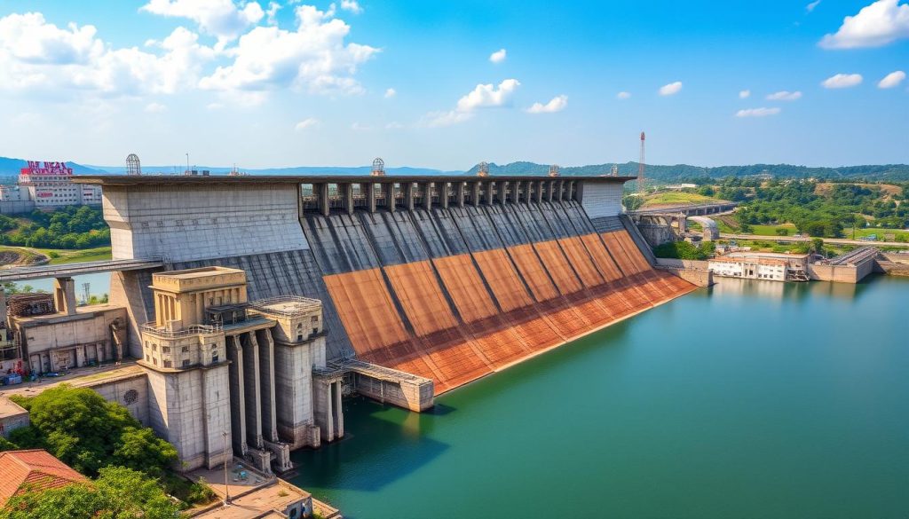 Nagarjuna Sagar Dam structural specifications
