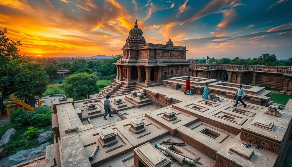 Preservation efforts in Hampi