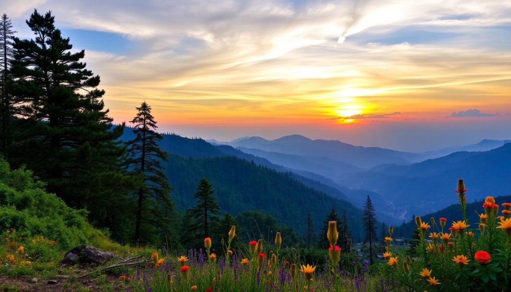 Scenic view of Chakrata