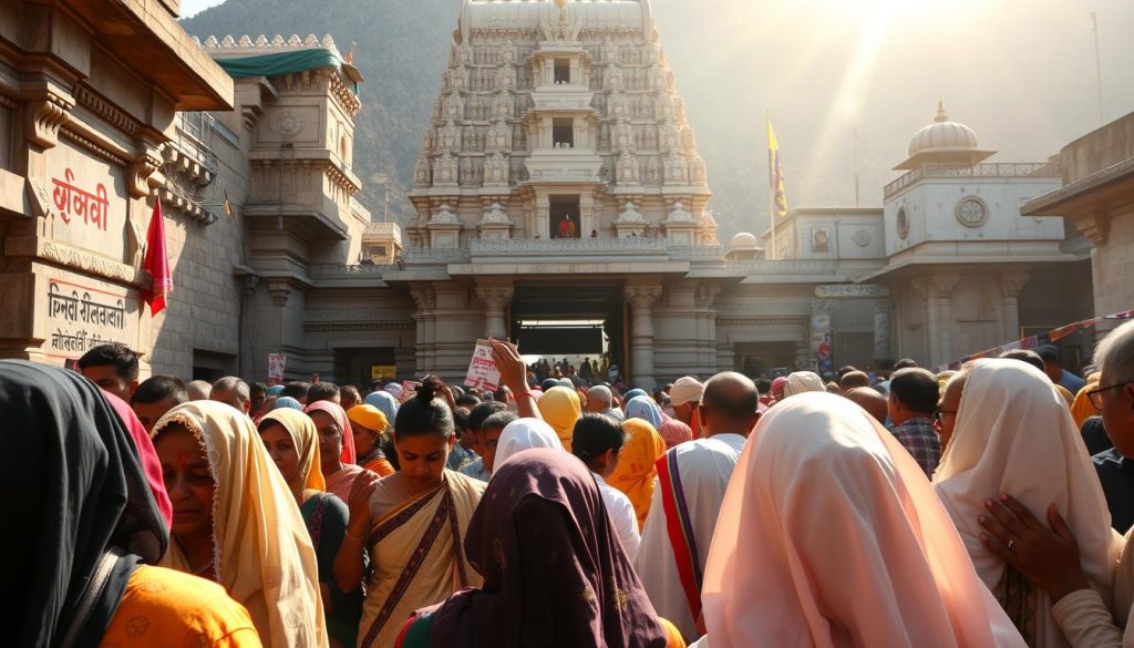 Venkateshwara Temple pilgrims