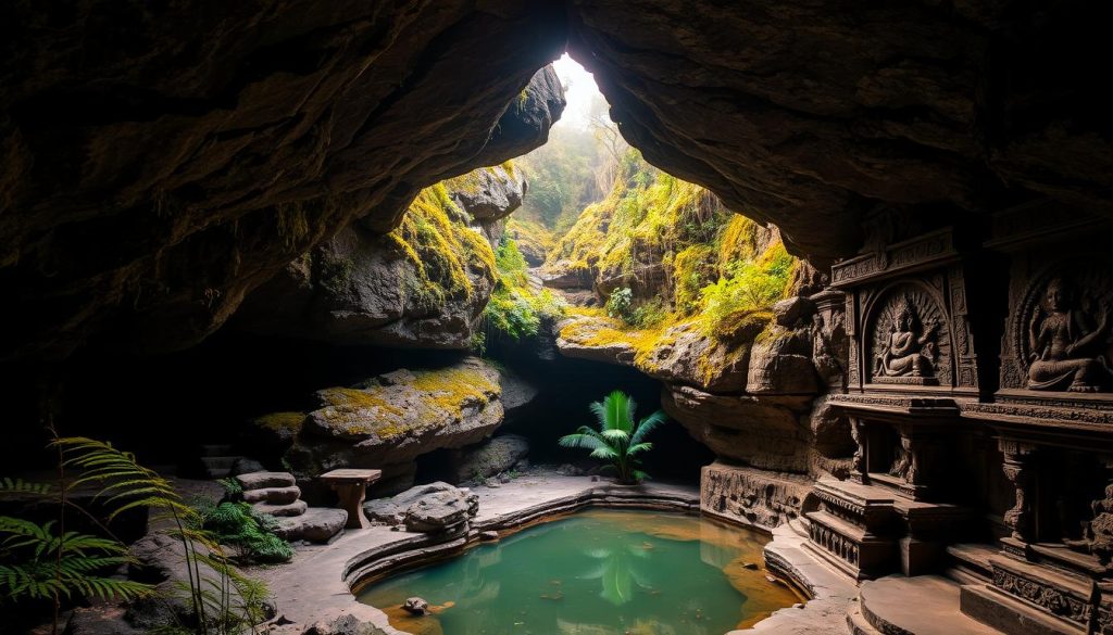 cave exploration in India