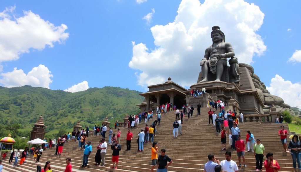 modern-day pilgrimage at Shravanabelagola