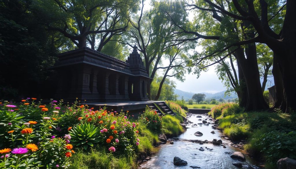 nature surrounding Rudreshwar Temple